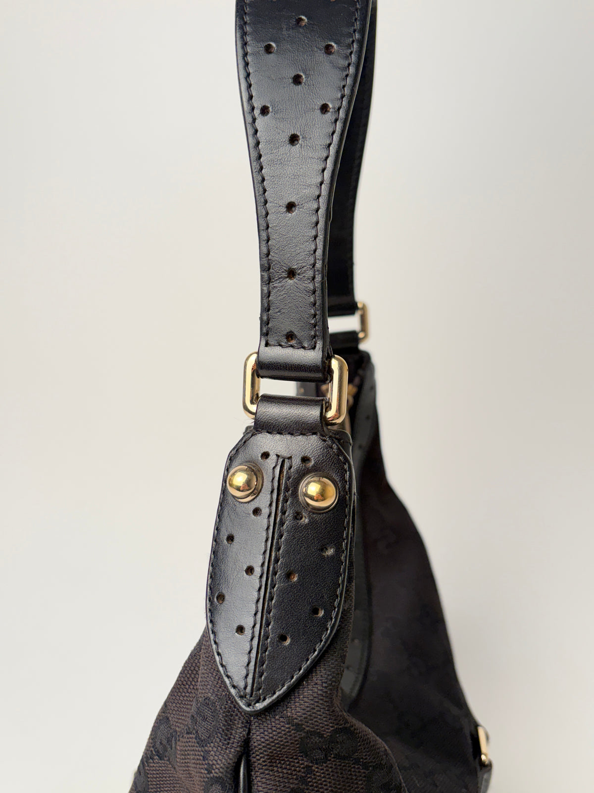 Gucci GG Reins Web Small Hobo