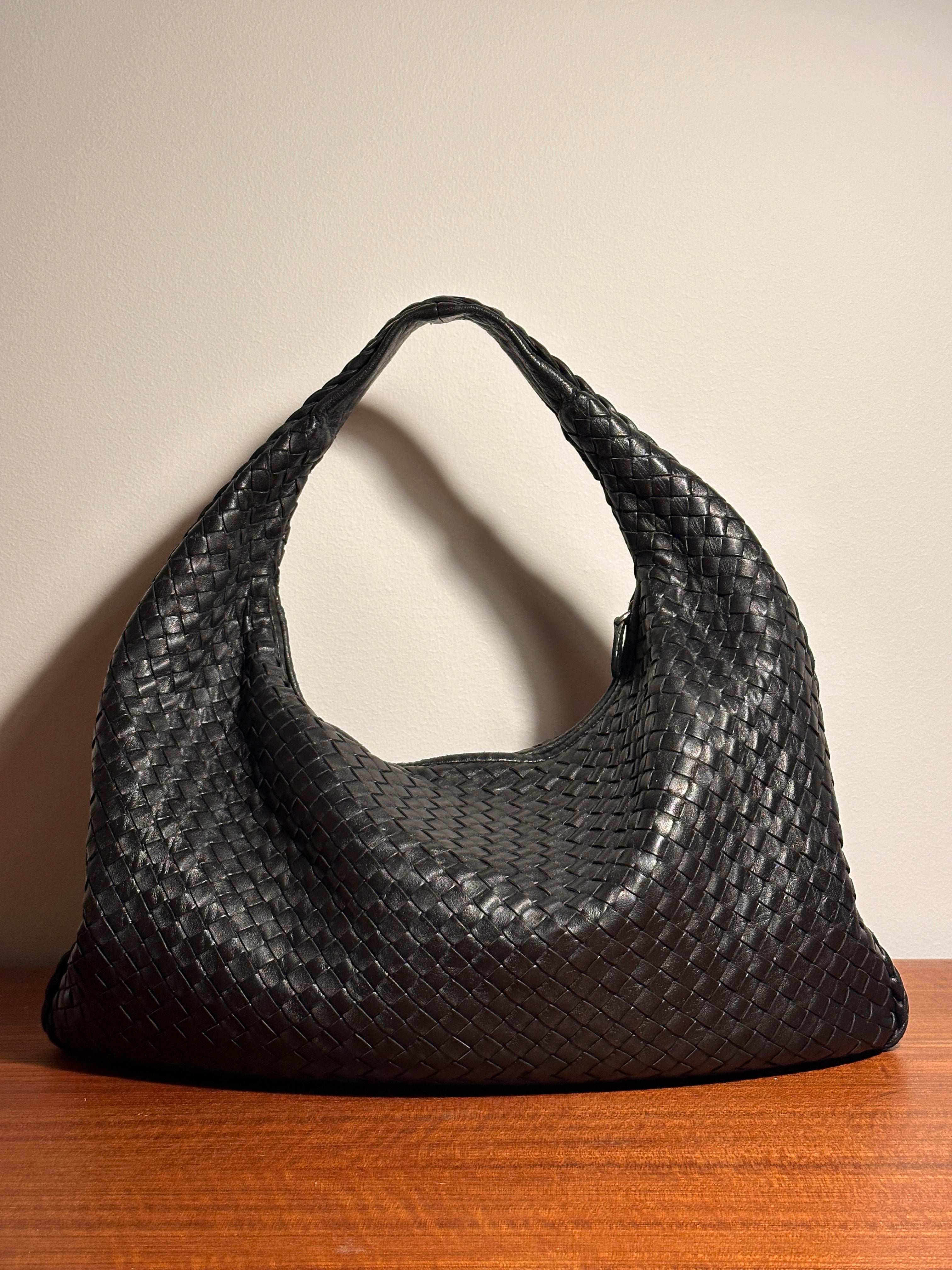 Bottega Veneta Large Black Veneta Bag