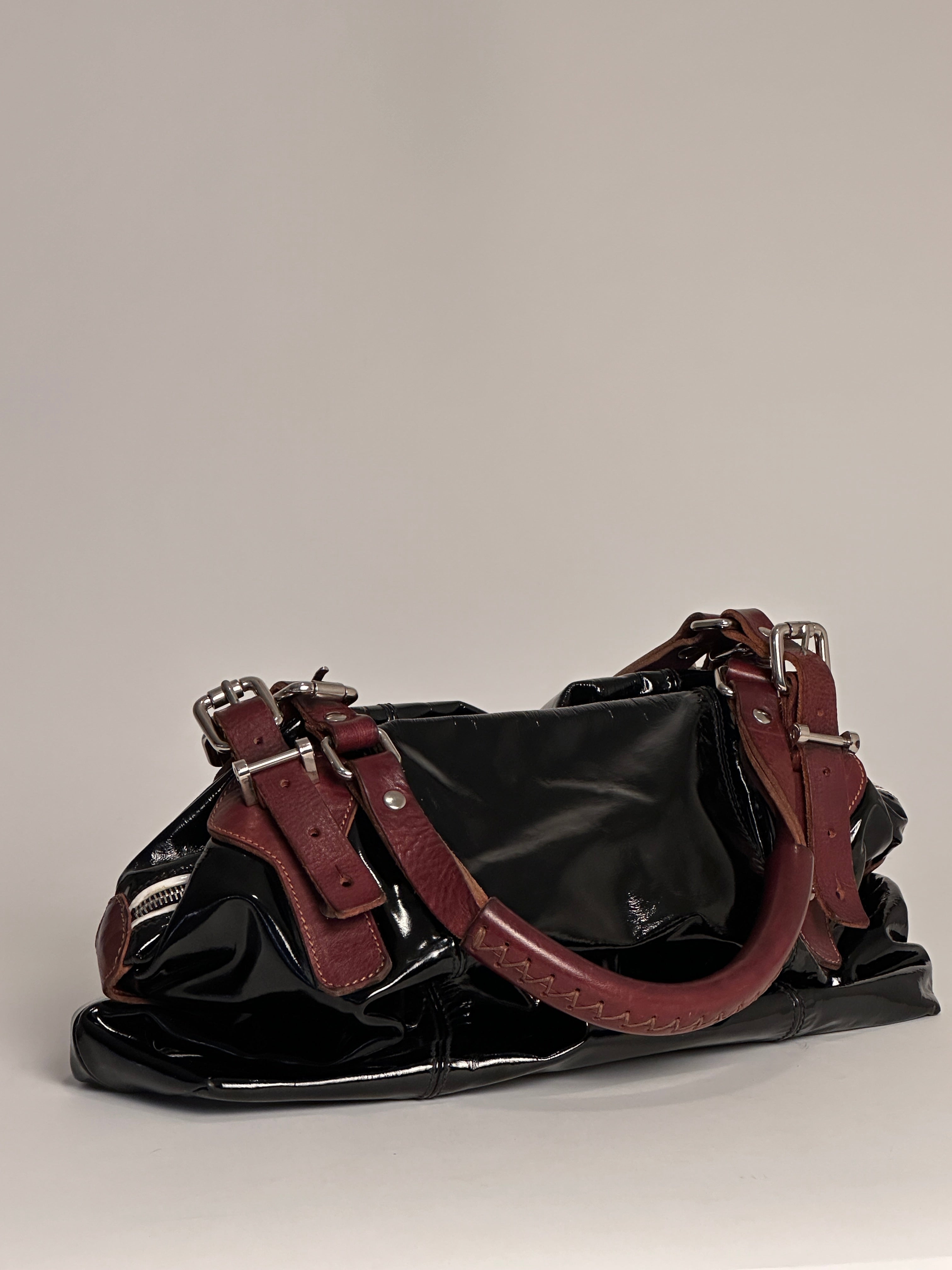 Pauric Sweeney Black Leather Handbag