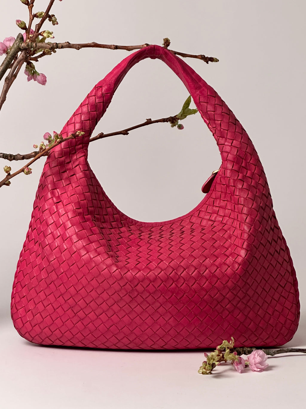 Bottega Veneta Pink Medium Veneta