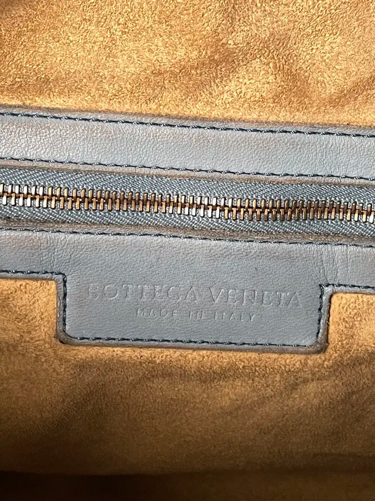 Bottega Veneta Blue Medium Veneta