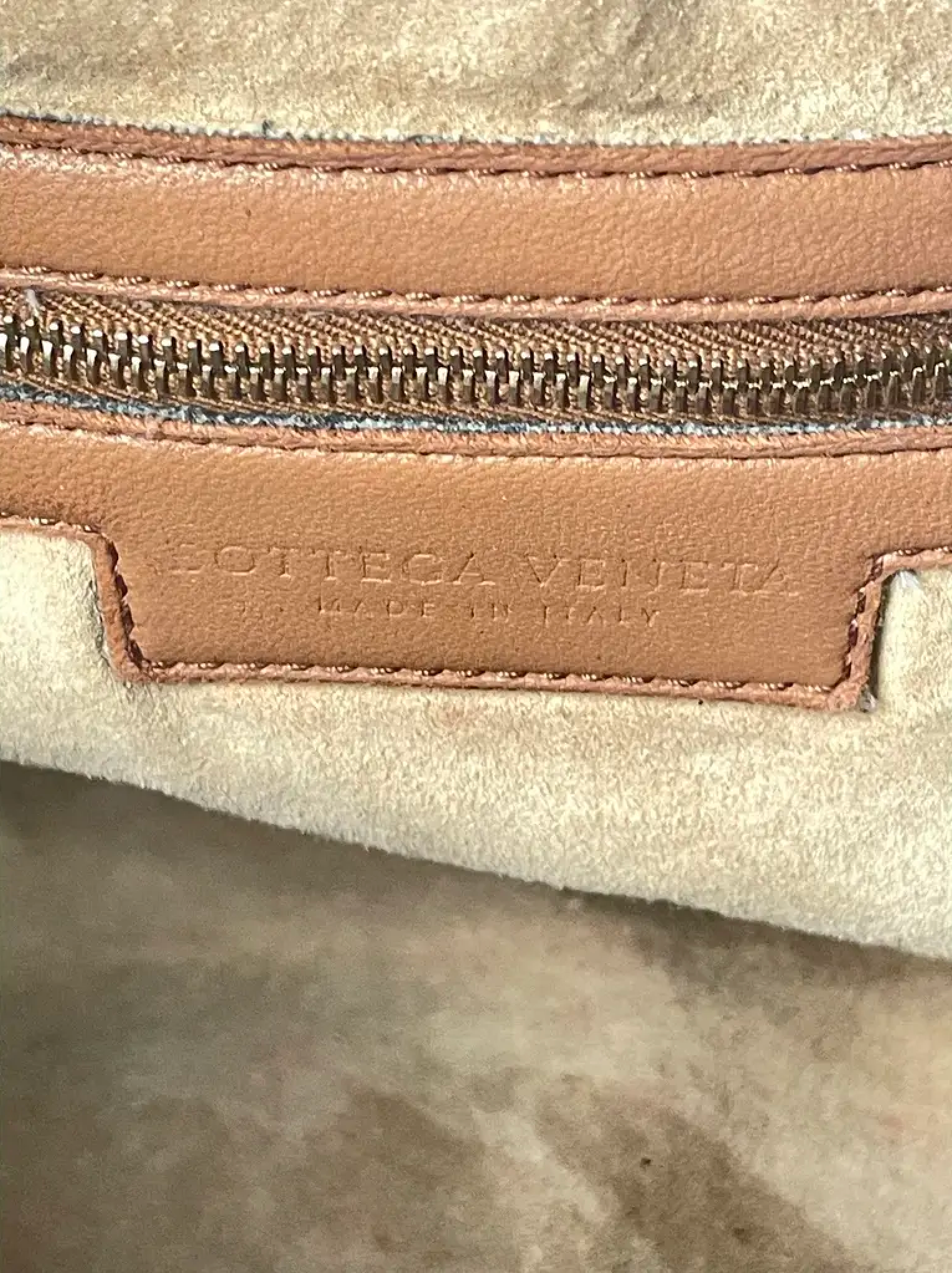 Bottega Veneta Light Brown Medium Veneta