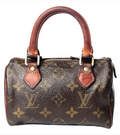 Louis Vuitton Nano Speedy Leather Handbag Year 1997