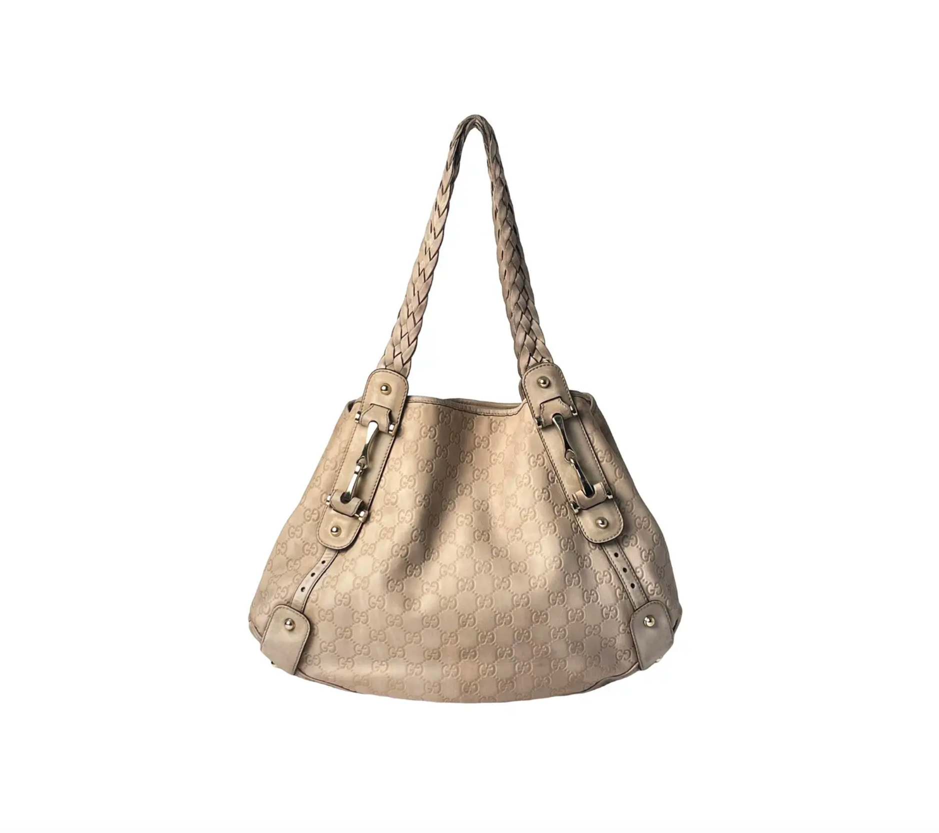 Gucci Pelham Hobo Beige Light Brown Leather Shoulderbag