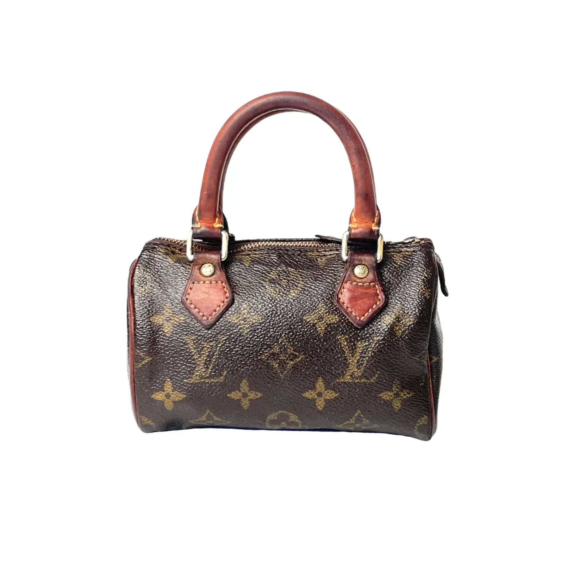 Louis Vuitton Nano Speedy Leather Handbag Year 1997