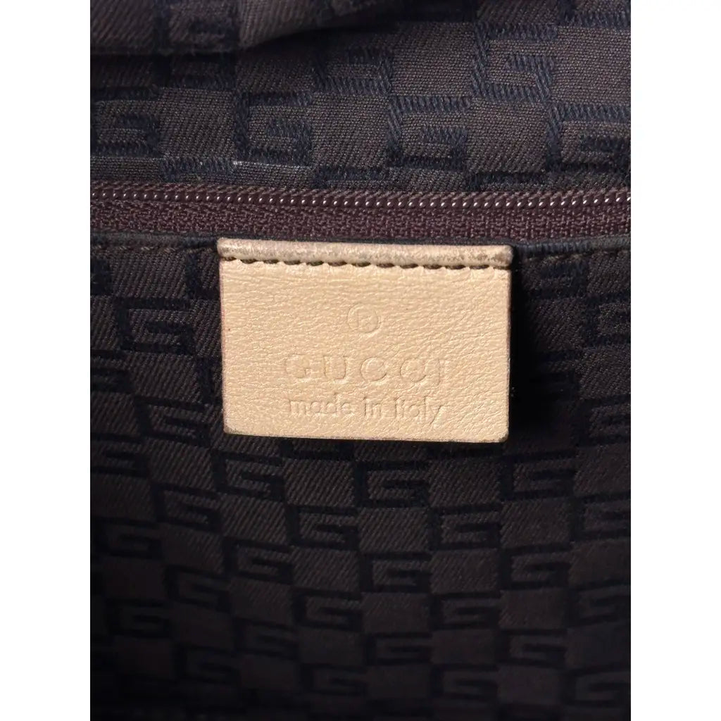 Gucci Jockey Brown Mustard Hobo Leather Handbag designed by Tom Ford