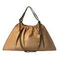 Gucci Jockey Brown Mustard Hobo Leather Handbag designed by Tom Ford