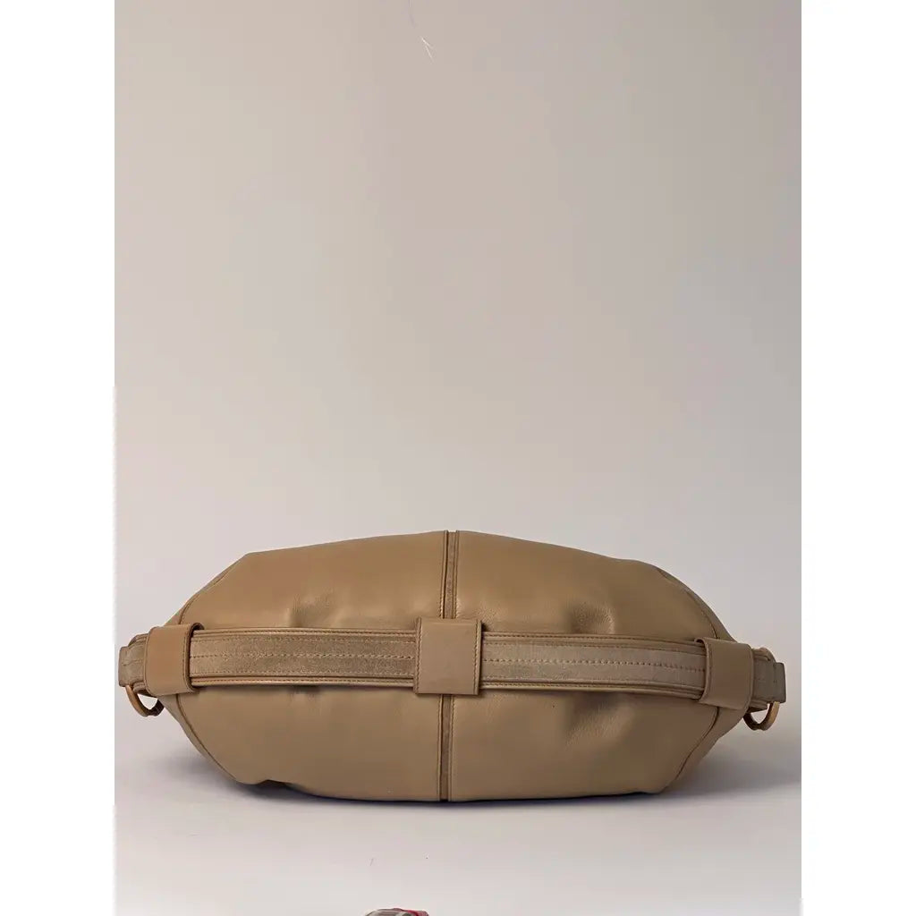 Yves Saint Laurent Mombasa Beige Leather Shoulderbag