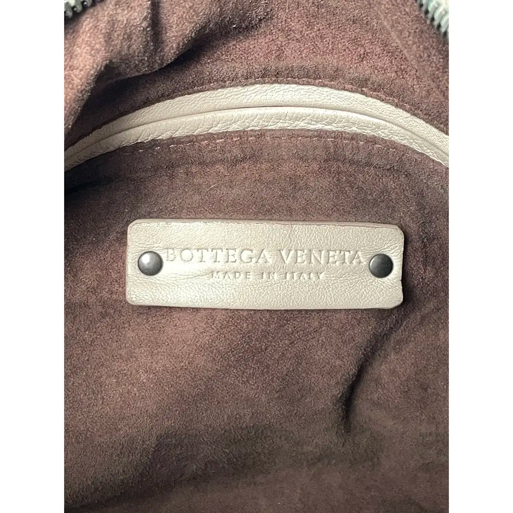 Bottega Veneta Large Beige White Veneta Hobo