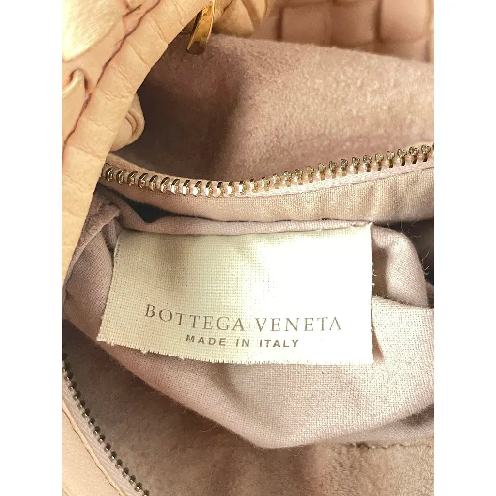 Bottega Veneta Medium Veneta Rose Powder Pink Shoulderbag