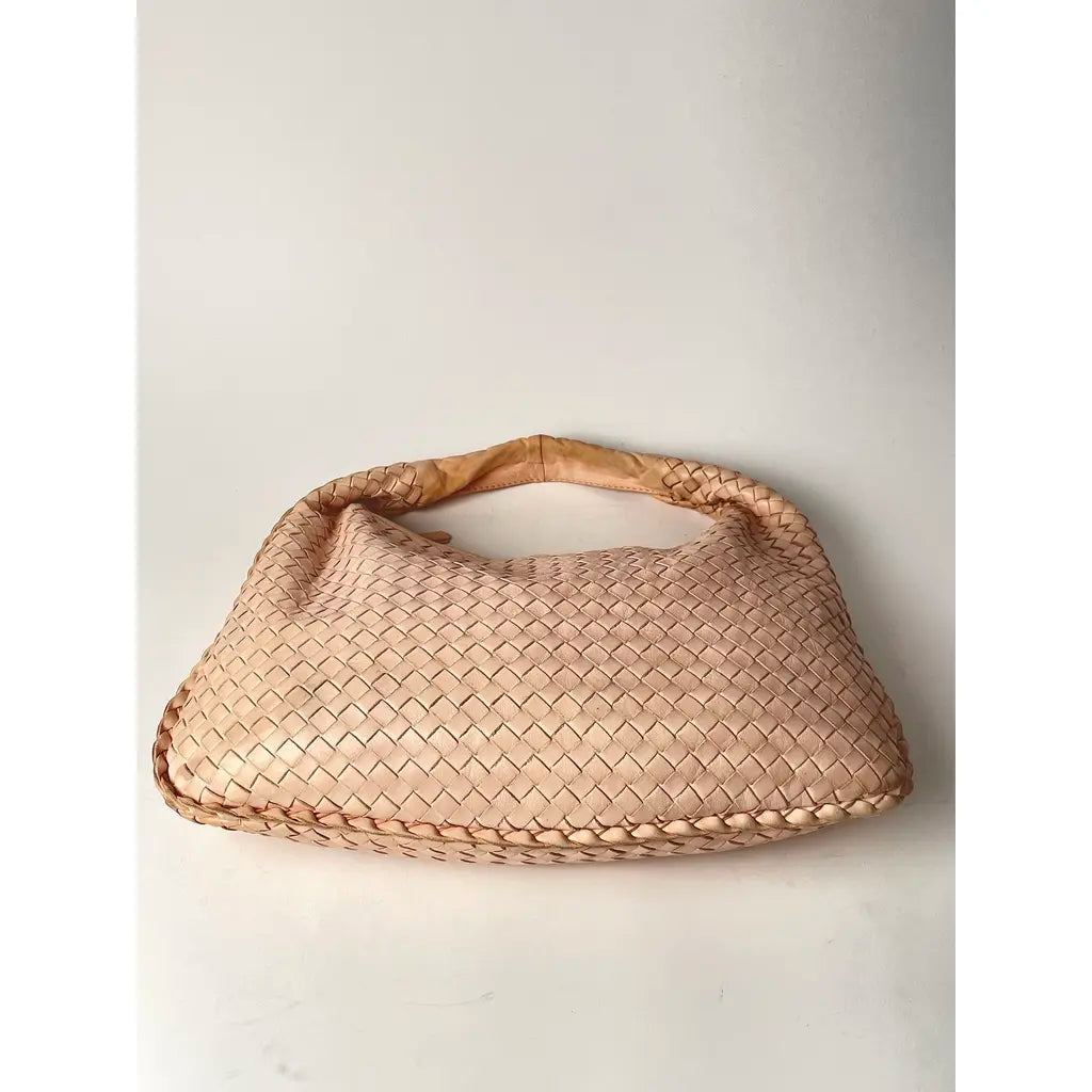 Bottega Veneta Medium Veneta Rose Powder Pink Shoulderbag
