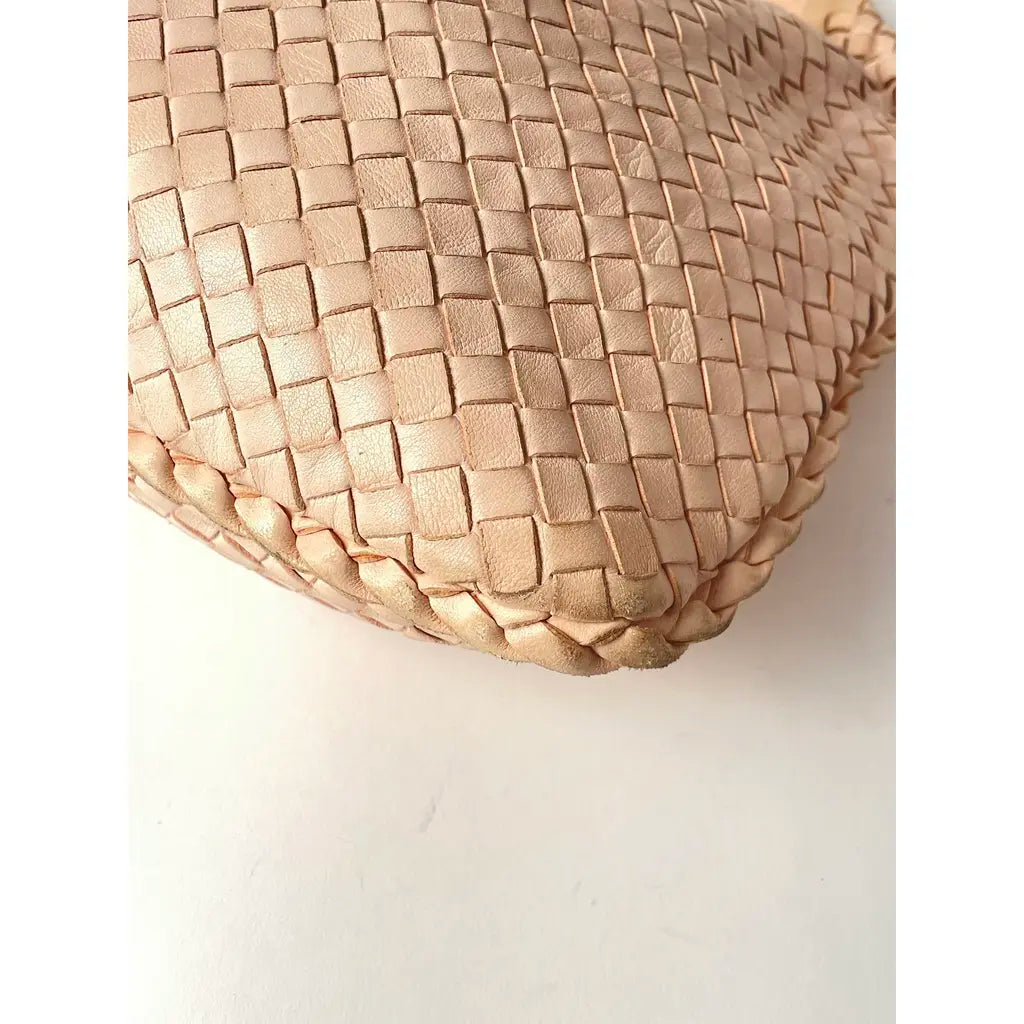 Bottega Veneta Medium Veneta Rose Powder Pink Shoulderbag