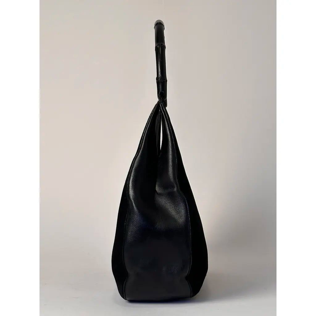 Gucci Jackie Hobo Bamboo Black Leather Vintage Shoulder bag
