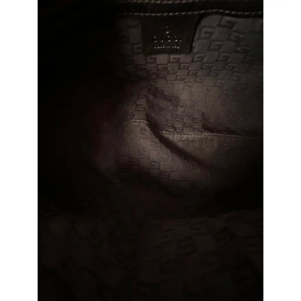 Gucci Half Moon Hobo Bag Black Leather 2003 by Tom Ford