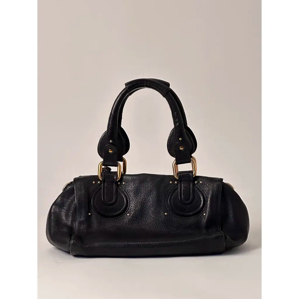 Chloé Paddington Black Leather Shoulder bag
