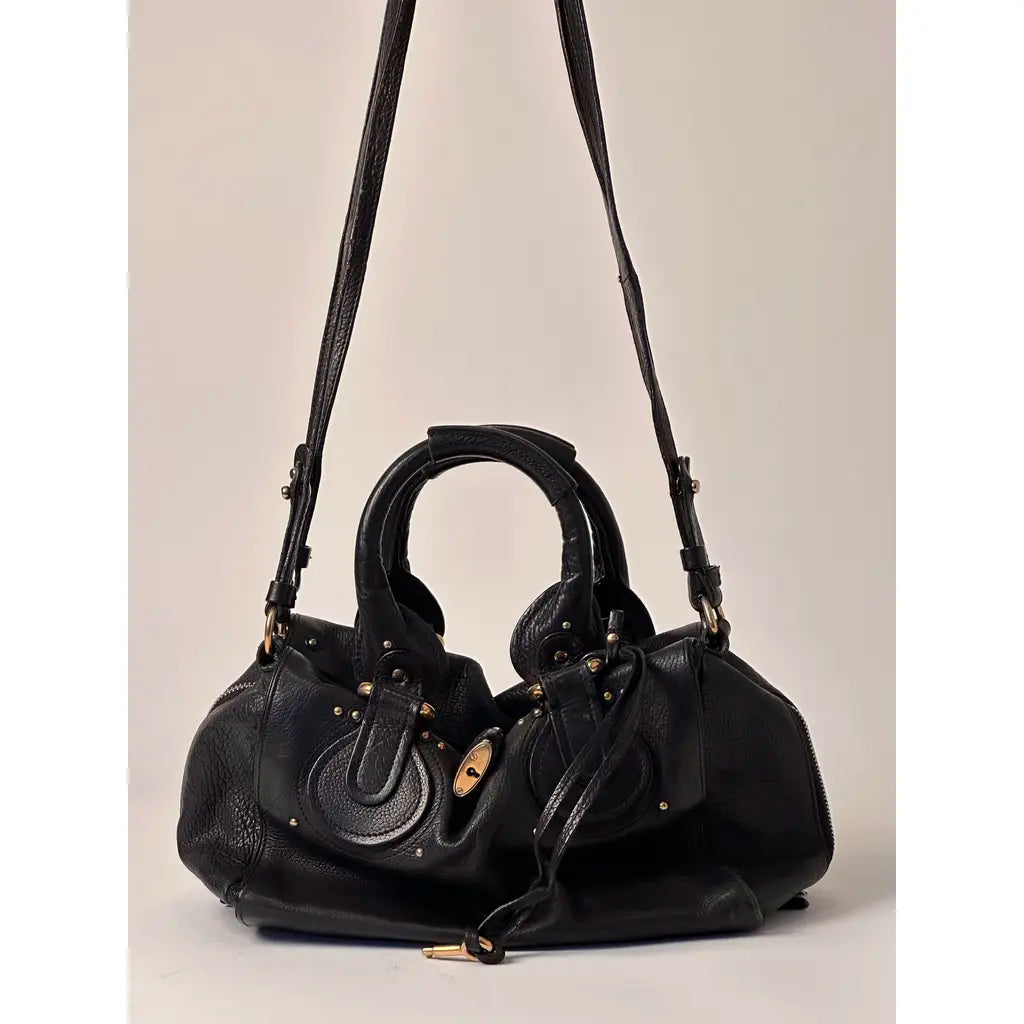 Chloé Paddington Black Leather Shoulder bag