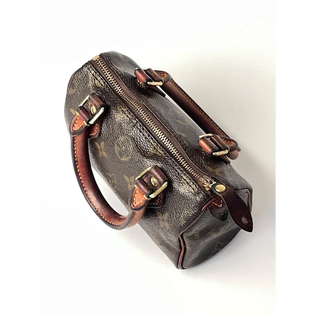 Louis Vuitton Nano Speedy Leather Handbag Year 1997