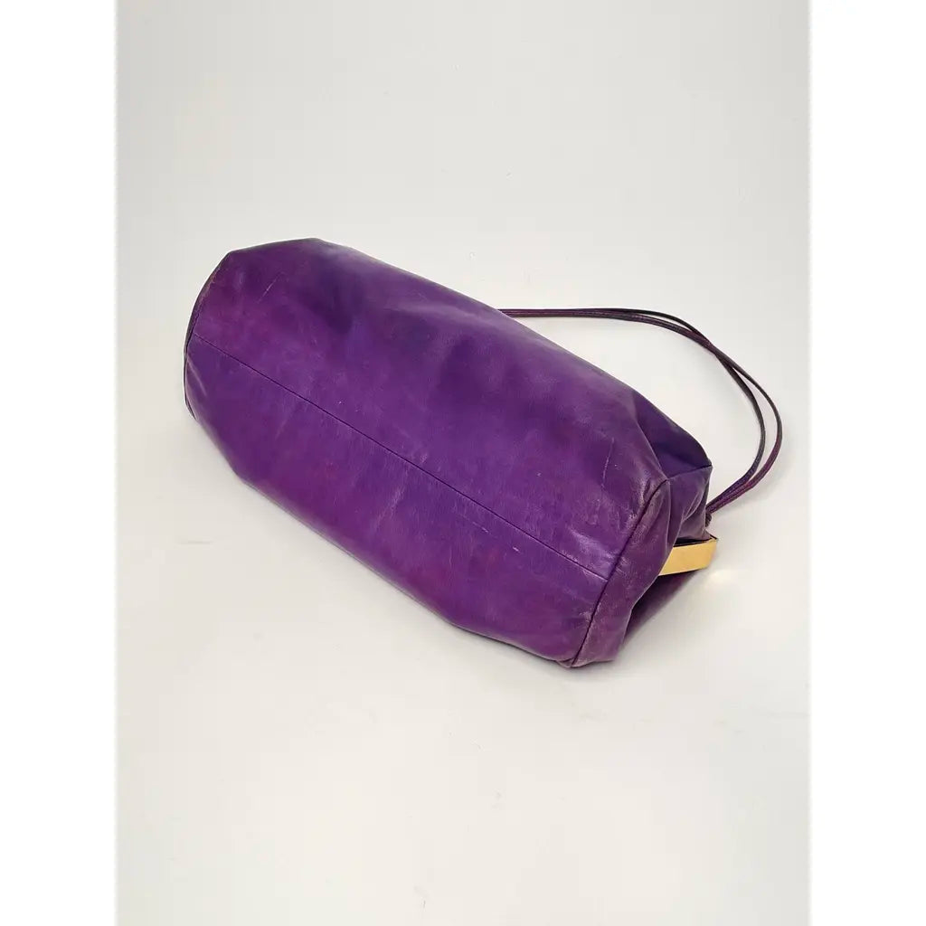Miu Miu Arcadie Camera Purple Leather Shoulderbag